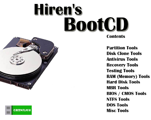 Загружаем Hiren Boot CD с USB Flash